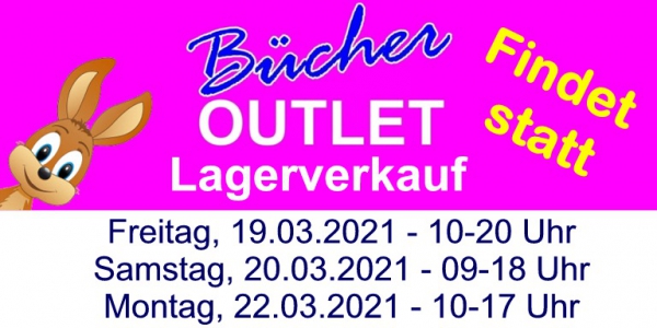 BÜCHER-OUTLET OSTER-LAGERVERKAUF 19.03-22.03.2021